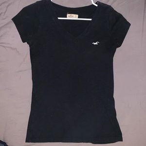 Black Hollister V-Neck S